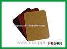 Custom Genuine Leather Mouse Pad With Wrist Rest Soft Nontoxic