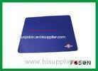 Blue Durable Comfortable Non Slip Rubber Mouse Mat , PC Mouse Pads