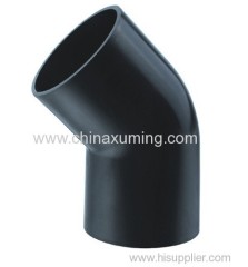 PE Siphon Drainage 45 Degree Elbow Pipe Fittings