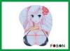 3D Beauty Wrist Eest Breast Mouse Pad With Washable Durable