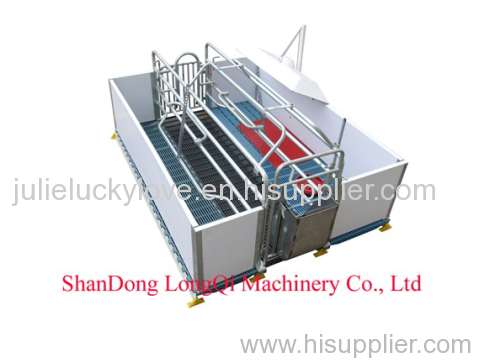 Pig feeding equipment- Pig Farrowing crate with PVC Plank fence