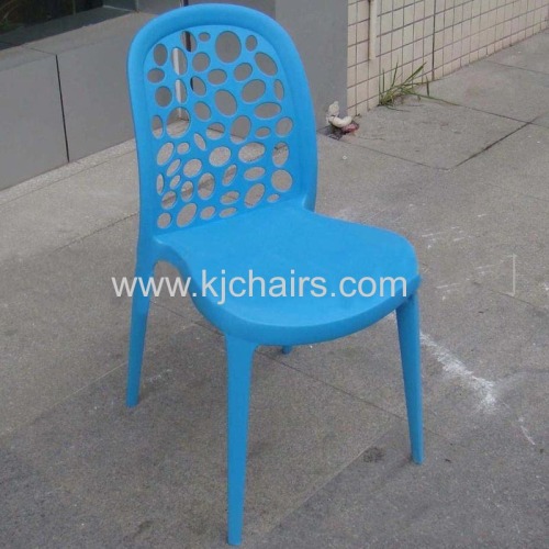 Fashion candy color pink durable pp Plastic Chair