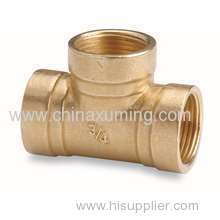 Brass Female Thread Tee Pipe Fittings