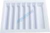 white color cutlery tray