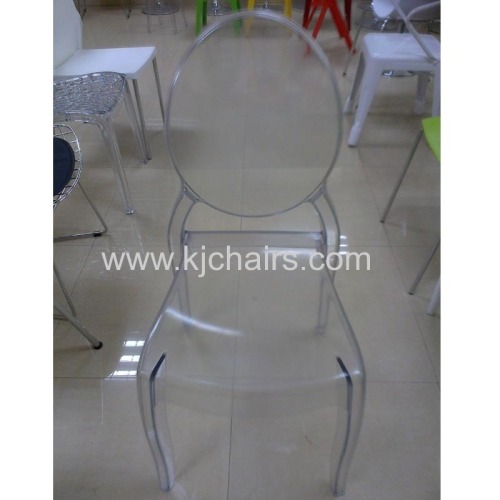 new style ghost pc plastic hotel dining chair