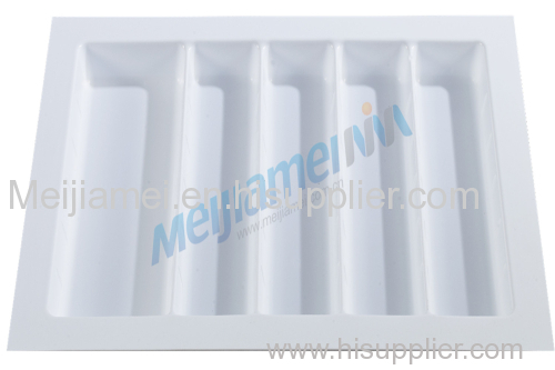 white color ECO-friendly material cutlery tray -MJM-630