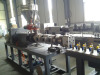 Plastic profile production line for wiring duct