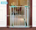 Unique Door baby security gate / Child Safety Gates For Stairs Green