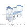 Lovely White Wooden Baby Cot , New Style Fold Unique Baby Cribs