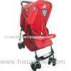 Single handle Safety Red Baby Stroller Adjust With Three Position