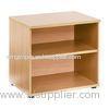 Simple Swift Desk End Wooden Cube Bookcase / Bookshelves with 0.7mm Steel Tube DX-137