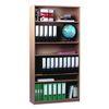 15mm PB PVC Wood Cube Furniture Bookcase with 1 Fixed / 4 Adjustable Shelves DX-129