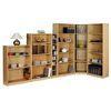 Living Room Open Shelf Wooden Cube Bookcase , 15mm PB / MDF For Panel DX-132