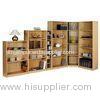 Living Room Open Shelf Wooden Cube Bookcase , 15mm PB / MDF For Panel DX-132