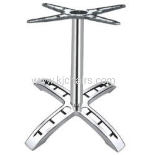 stainless steel top with aluminum alloy table base 