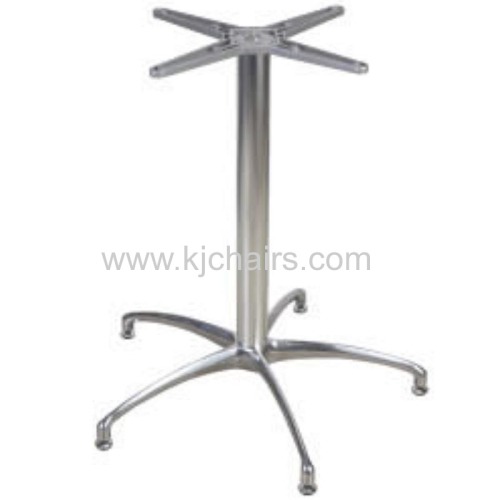 simple style polishing aluminum dining table base