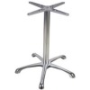 simple style polishing aluminum dining table base