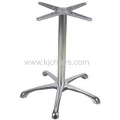 simple style polishing aluminum dining table base