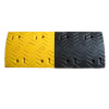 crush-resistant rubber speed hump on road