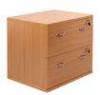 Modern Lateral Wooden File Cabinet 2 Drawer For Essentials / Wardrobe DX-K018