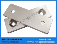 L60mm*W20mm*H4mm with hole Irregular Shape Magnet