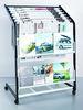 Bathroom Iron Metal Rack Display For Magazine / Literature / Newspaper DX-K129