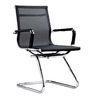 Black Fabric Office Computer Chair For Tall People , Chromed Base DX-C619