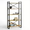 Drawing Room Wood Iron Free Standing Magazine Display Racks / Bookshelves DX-K150