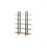 Simple Free Standing Storage Display Rack Steel - Wooden Bookshelves DX-K152