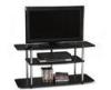 Fashion Black Wooden Modern TV Stands For 42 - inch LCD / Plasma Screen DX-BB10