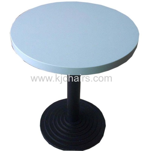 man-made marble top cast iron durable dining table