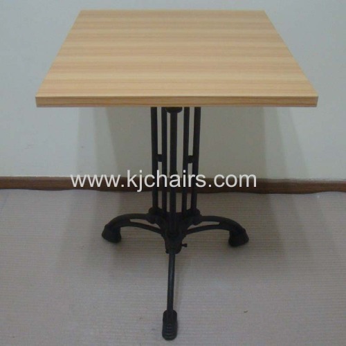 white fireproof plywood restaurant table 