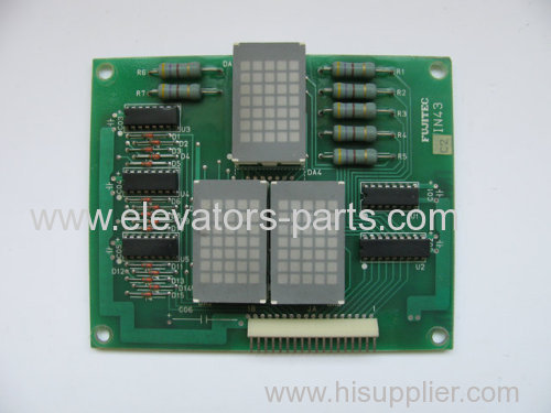 Fujitec Elevator Lift Parts PCB IN43 C2 Car Display Board