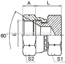 Japanese BSP Thread 60° SEAT PLUG 9S