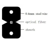 4fibers Fiber To The X SM Fiber Optical Cable