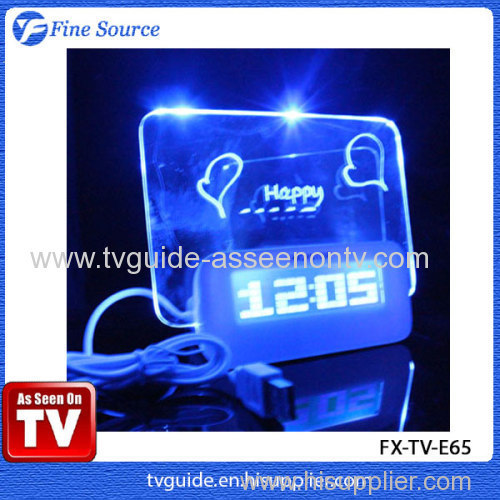 LCD Message Board Clock alarm