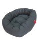 Cute grey donut pet beds of T/C fabric