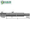 Tungsten Carbide ST68 Threaded Drill Rod / Tube Flushing Hole 30 mm