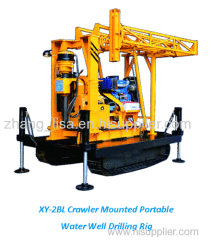 XY-2BL Crawler Mounted Portable Water Well Drilling Rig