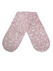 flower pink double oven mitt