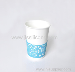 Flower shape silicone ceramic mugs cover