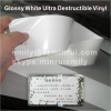 Glossy Eggshell Sticker Papers,Glossy White Ultra Destructible Vinyl Materials,Glossy White Breakable Fragile Label