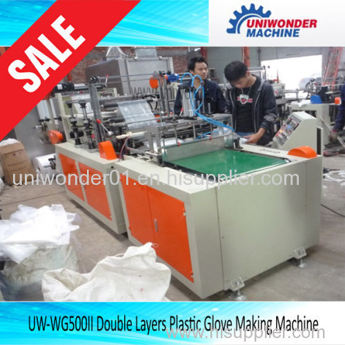 best manufacturer double layer glove making machine
