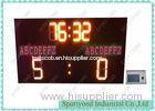 Waterproof Outdoor Led Electronic Football Scoreboard For Five-A-Side Futsal Match
