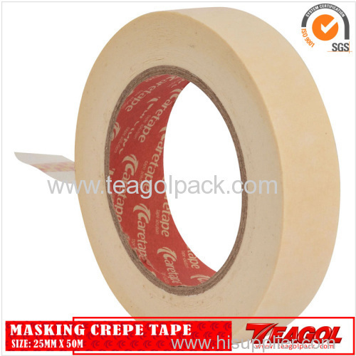 White Masking Crepe Tape 19mm x 50m/25mm x 50m/30mm x 50m/38mmx50m