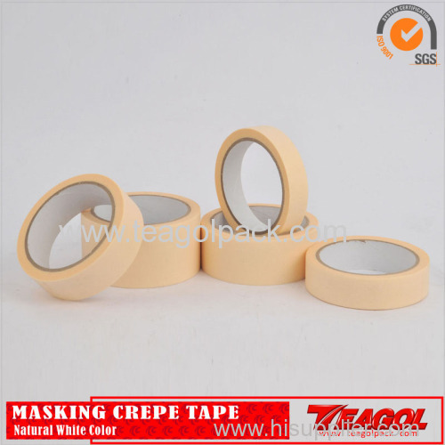 Crepe Paper Paint Tape General Purpose White Color 20m/Roll