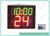 Three Sided Digital Water Polo Shot Clock With Game Time , Steel Housing
