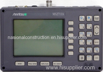 Anritsu MS2711A Portable Spectrum Analyzer 100 kHz - 3 GHz