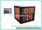 Four Side College Basketball Shot Clock With Time , Ultra Bright LED