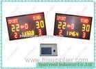 Basketball College Sports Scoreboard Portable , Red / Green Led Ultra Bright